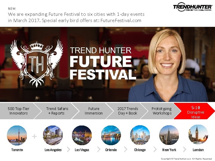 NEW: We are expanding Future Festival to six cities with 1 -day events in NEW: We are expanding Future Festival to six cities with 1 -day events in