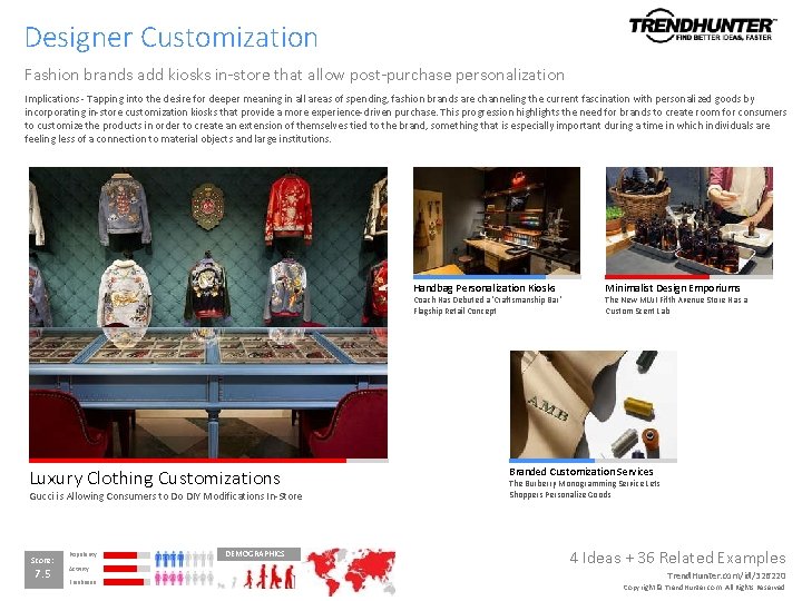 Designer Customization Fashion brands add kiosks in-store that allow post-purchase personalization Implications - Tapping Designer Customization Fashion brands add kiosks in-store that allow post-purchase personalization Implications - Tapping