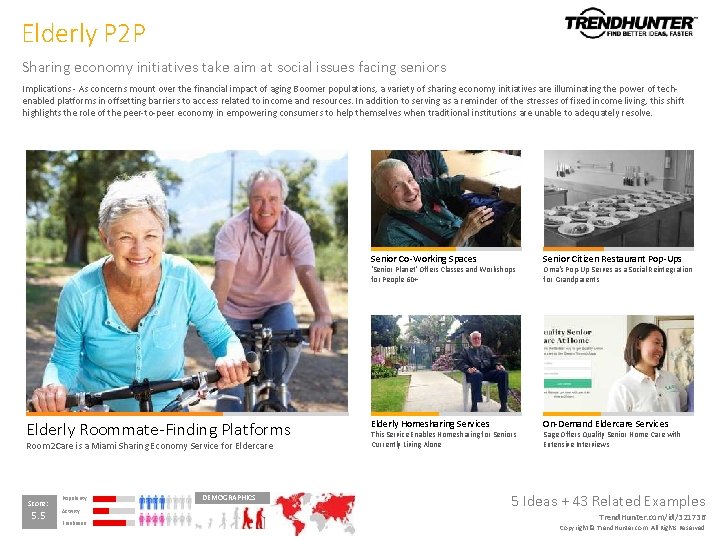 Elderly P 2 P Sharing economy initiatives take aim at social issues facing seniors Elderly P 2 P Sharing economy initiatives take aim at social issues facing seniors
