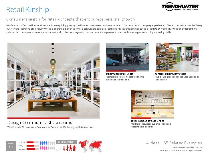 Retail Kinship Consumers search for retail concepts that encourage personal growth Implications - Destination Retail Kinship Consumers search for retail concepts that encourage personal growth Implications - Destination