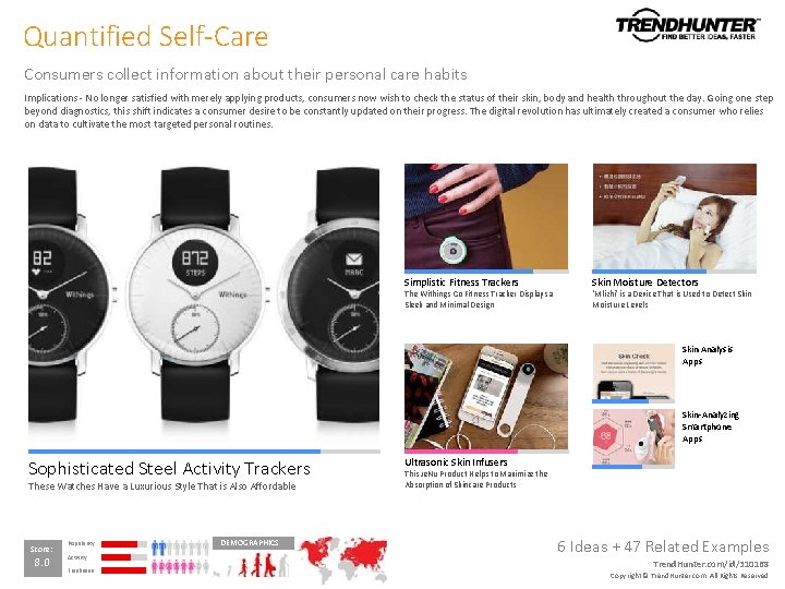 Quantified Self-Care Consumers collect information about their personal care habits Implications - No longer Quantified Self-Care Consumers collect information about their personal care habits Implications - No longer