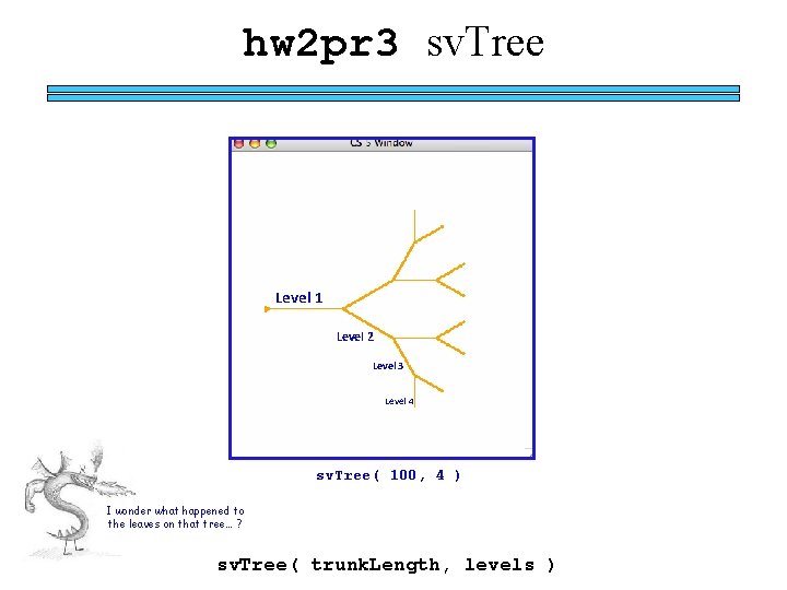 hw 2 pr 3 sv. Tree Level 1 Level 2 Level 3 Level 4