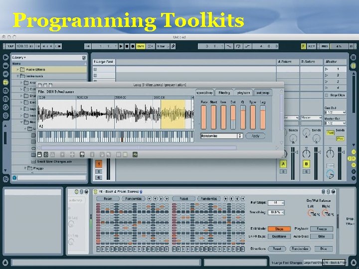 Programming Toolkits 