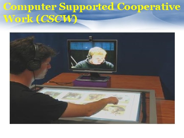 Computer Supported Cooperative Work (CSCW) 