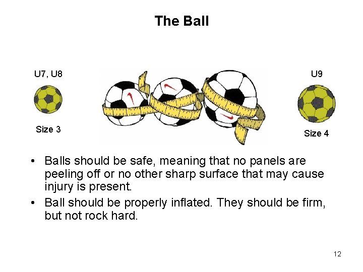 The Ball U 7, U 8 U 9 Size 3 Size 4 • Balls The Ball U 7, U 8 U 9 Size 3 Size 4 • Balls