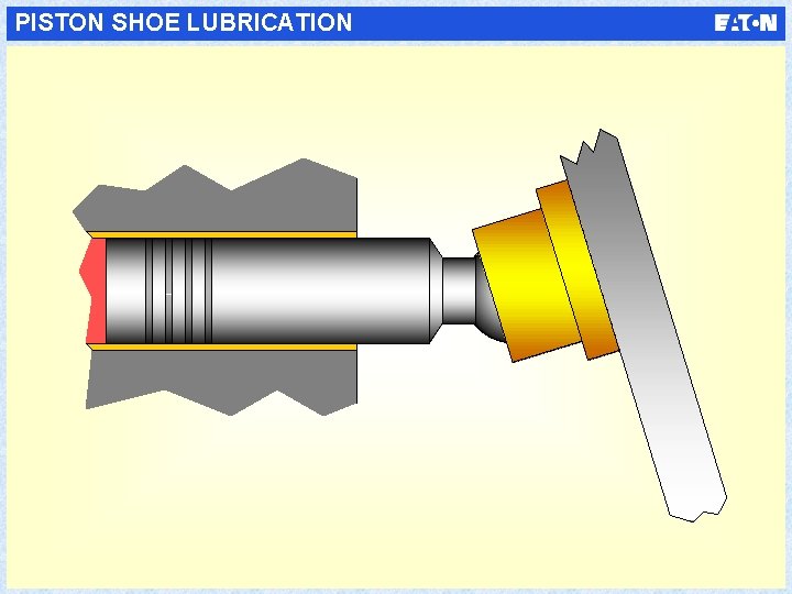 PISTON SHOE LUBRICATION 