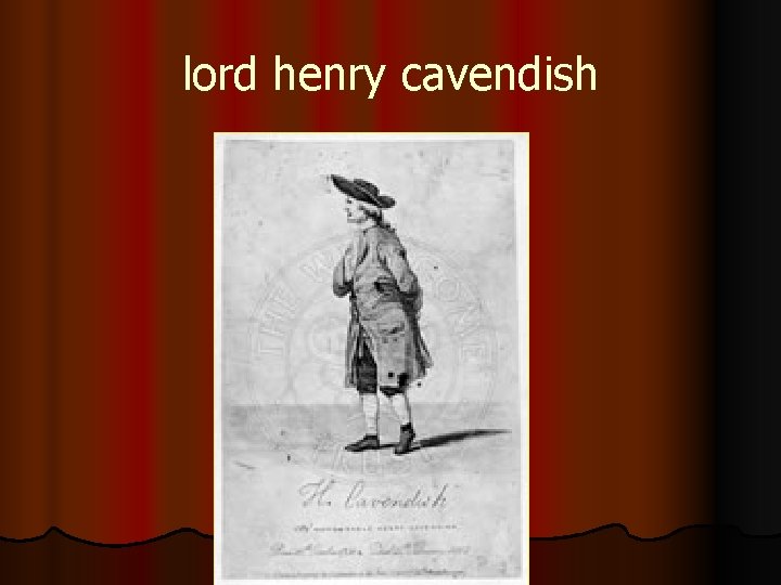 lord henry cavendish 