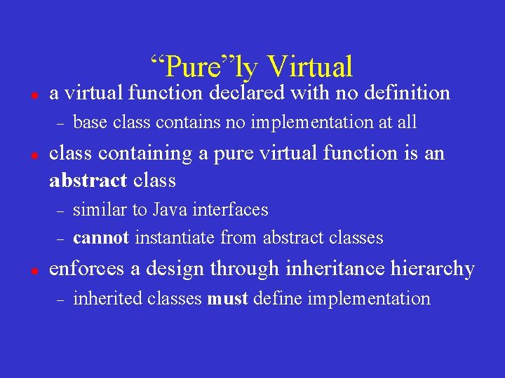 Inheritance and type casting Inheritance It is a