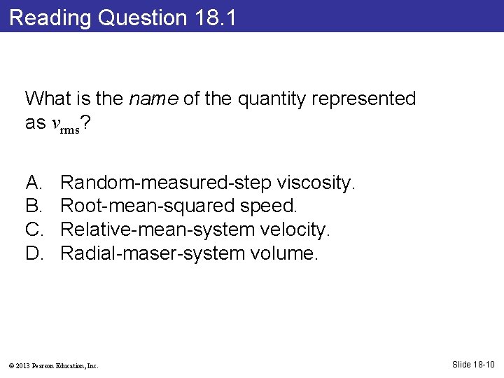 Reading Question 18. 1 What is the name of the quantity represented as vrms?