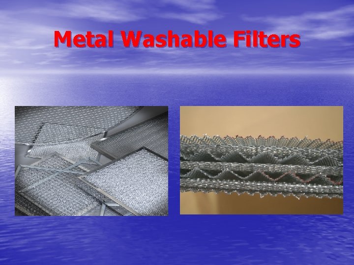 Metal Washable Filters Metal Washable Filters