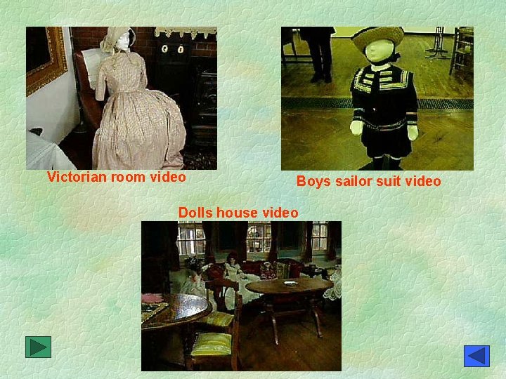 Victorian room video Boys sailor suit video Dolls house video 