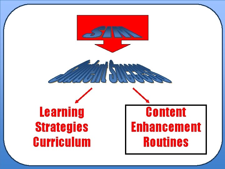 Learning Strategies Curriculum Content Enhancement Routines 