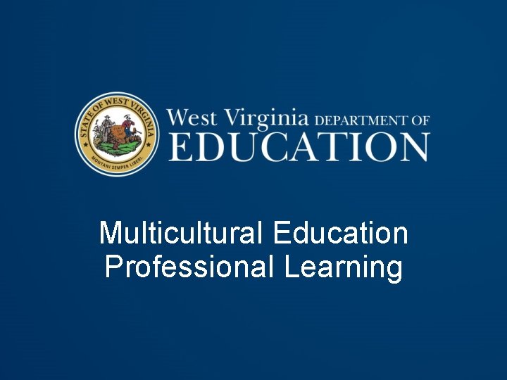 Multicultural Education Professional Learning 