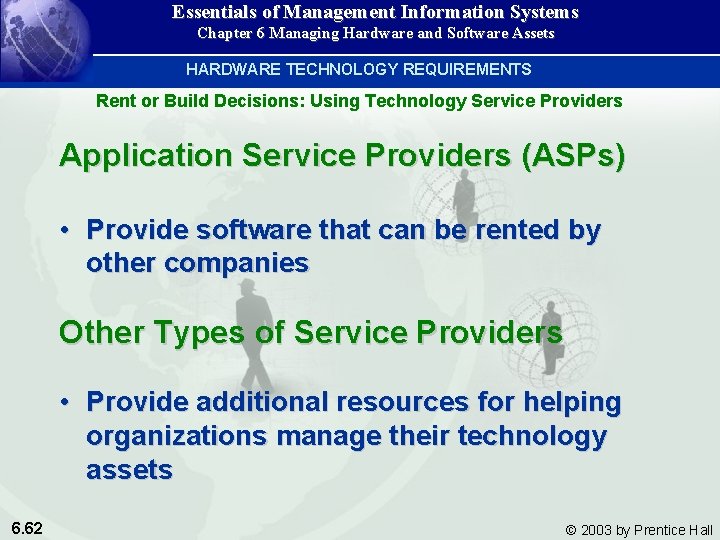 Essentials of Management Information Systems Chapter 6 Managing Hardware and Software Assets HARDWARE TECHNOLOGY