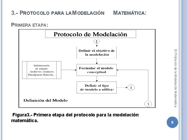 3. - PROTOCOLO PARA LA MODELACIÓN MATEMÁTICA: PRIMERA ETAPA: El Protocolo de la Modelación