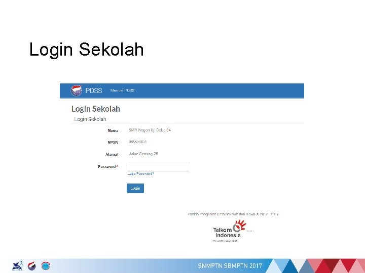 Login Sekolah 