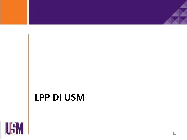 LPP DI USM 21 LPP DI USM 21
