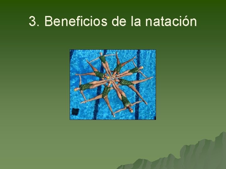3. Beneficios de la natación 