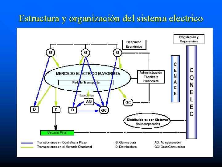 Estructura y organización del sistema electrico 