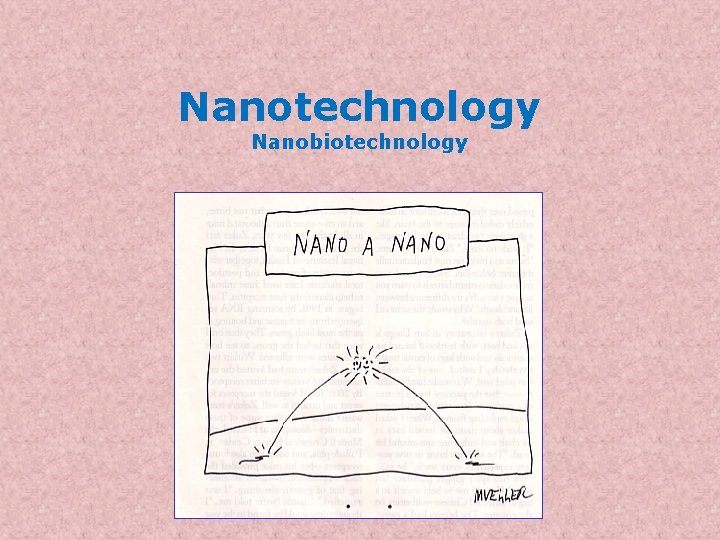 Nanotechnology Nanobiotechnology 