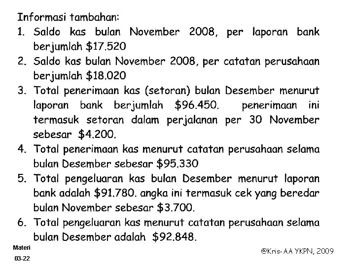 Materi 03 -22 @Kris-AA YKPN, 2009 