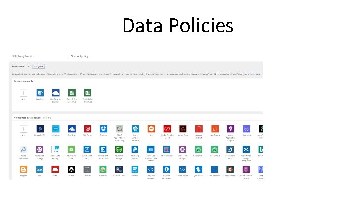 Data Policies 