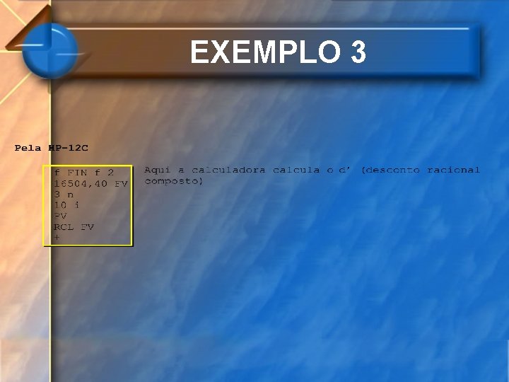 EXEMPLO 3 