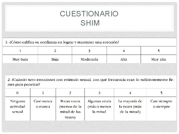 CUESTIONARIO SHIM 