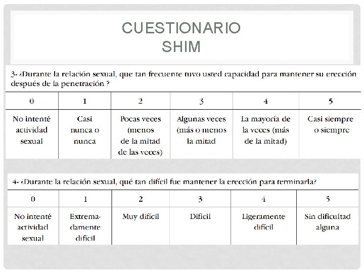 CUESTIONARIO SHIM 