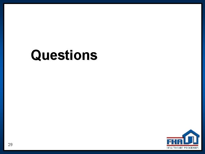 Questions 29 Questions 29