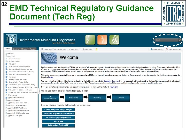 82 EMD Technical Regulatory Guidance Document (Tech Reg) 