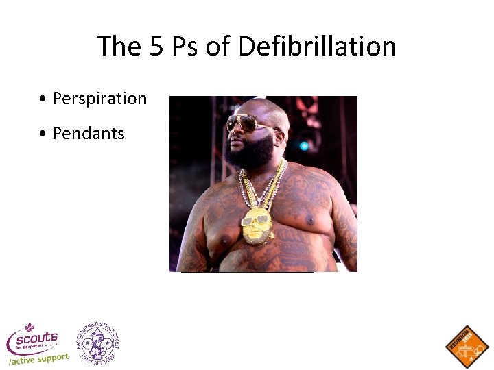 The 5 Ps of Defibrillation • Perspiration • Pendants The 5 Ps of Defibrillation • Perspiration • Pendants