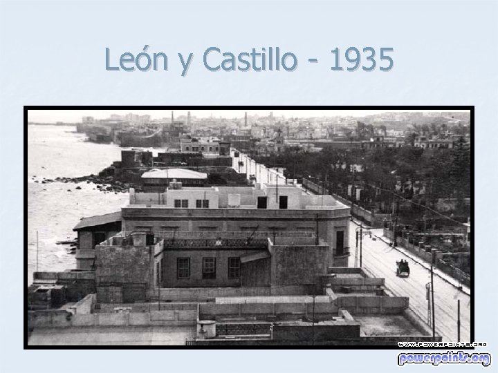 León y Castillo - 1935 