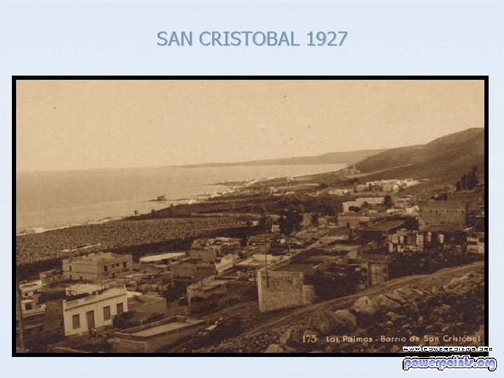 SAN CRISTOBAL 1927 
