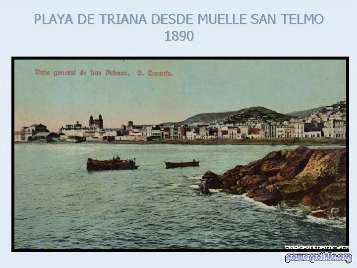 PLAYA DE TRIANA DESDE MUELLE SAN TELMO 1890 