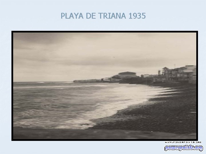 PLAYA DE TRIANA 1935 