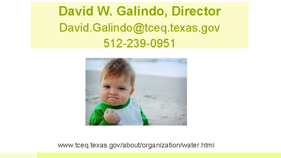 David W. Galindo, Director David. Galindo@tceq. texas. gov 512 -239 -0951 www. tceq. texas. David W. Galindo, Director David. Galindo@tceq. texas. gov 512 -239 -0951 www. tceq. texas.