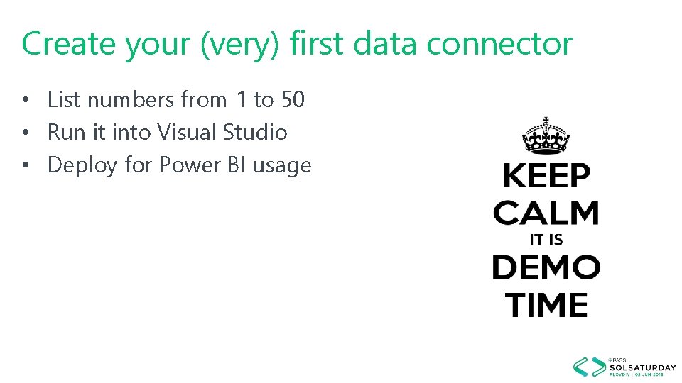 Cdric L Charlier Seddryck Building A Data Connector