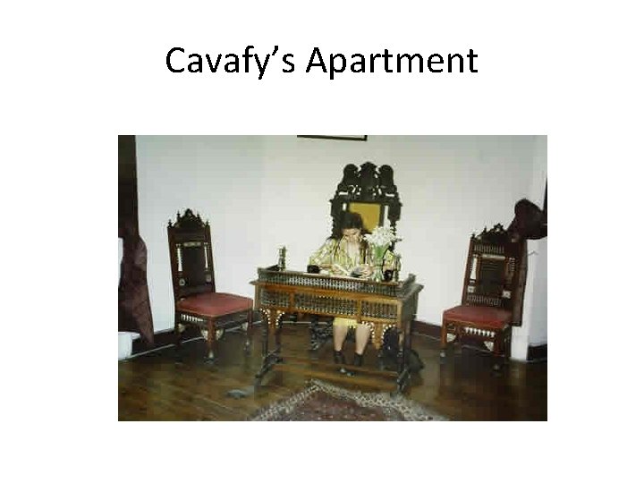 Cavafy’s Apartment 