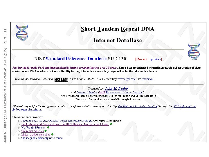 John M. Butler (2009) Fundamentals of Forensic DNA Typing, Figure 8. 11 