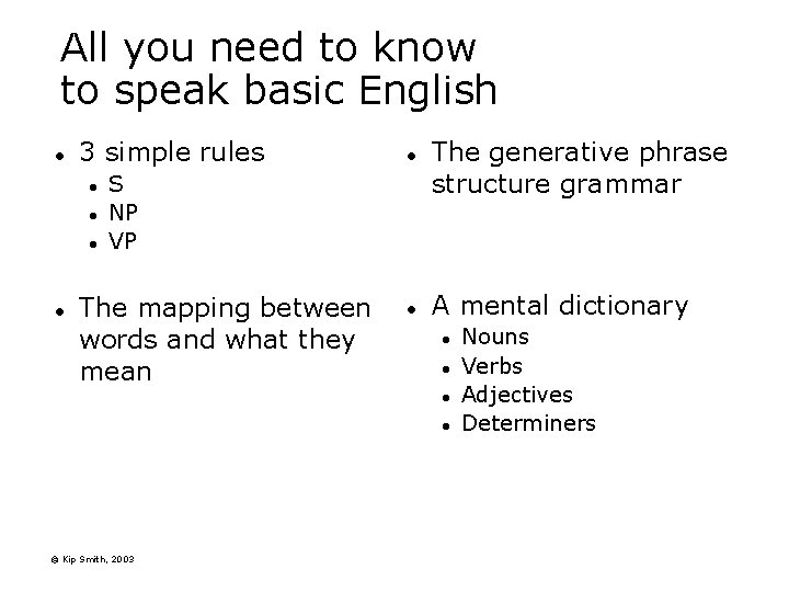 All you need to know to speak basic English l 3 simple rules l