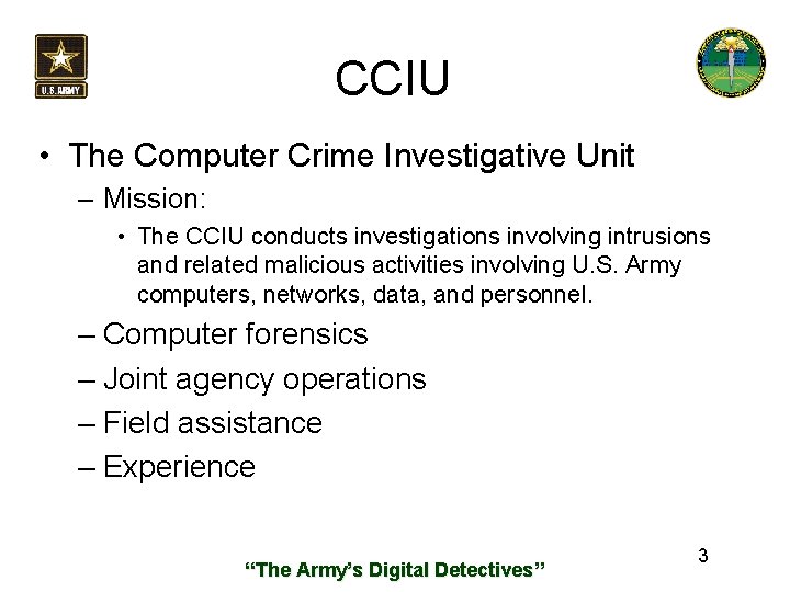 Identity Theft Fraud and the Military Special Agent