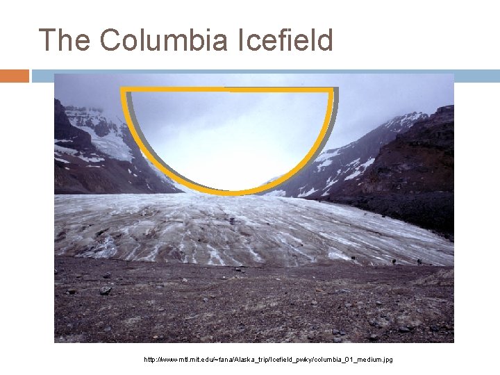 The Columbia Icefield http: //www-mtl. mit. edu/~fana/Alaska_trip/Icefield_pwky/columbia_01_medium. jpg 