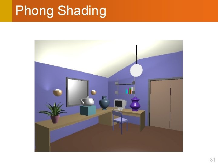 Phong Shading 31 