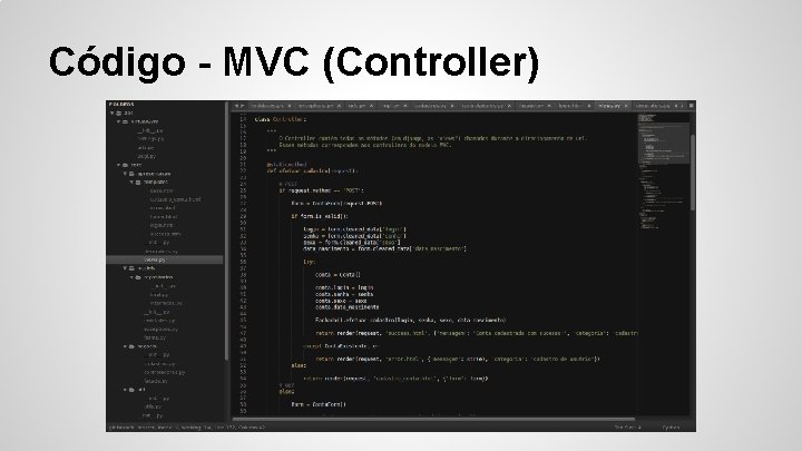 Código - MVC (Controller) 