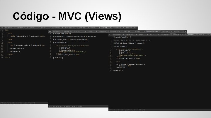 Código - MVC (Views) 