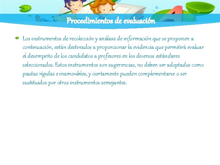 Estndares de desempeo para la formacin inicial docente