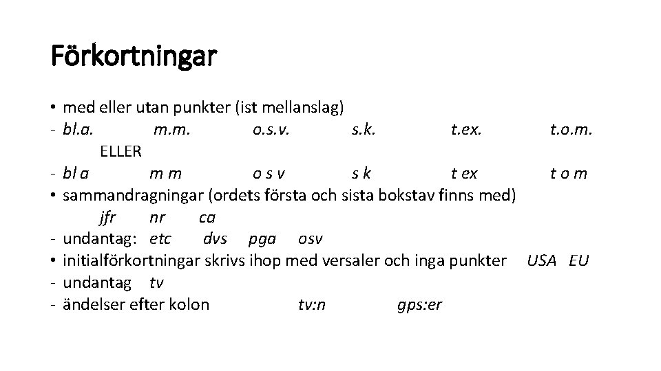 Stor Eller Liten Bokstav Efter Kolon