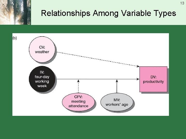 13 Relationships Among Variable Types 