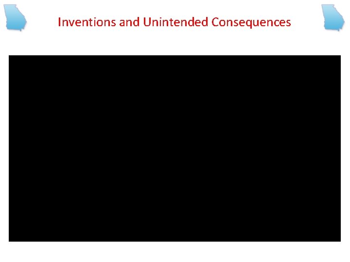 Inventions and Unintended Consequences 